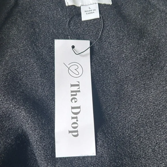 🔥🆕🔥 The Drop Black Open-Front Cardigan - Size Large - Picture 4 of 8